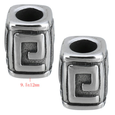 Solid roller with surgical steel ornament