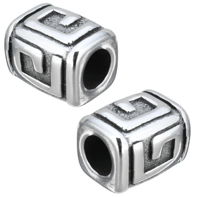 Solid roller with surgical steel ornament