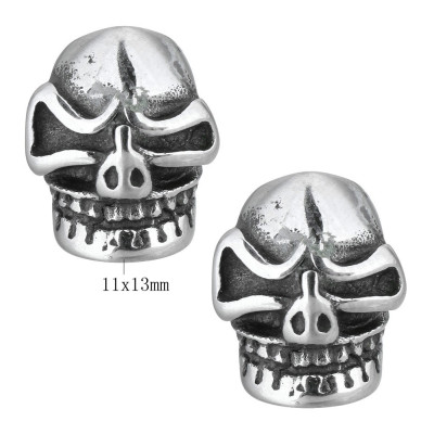 Bead skull made of surgical steel
