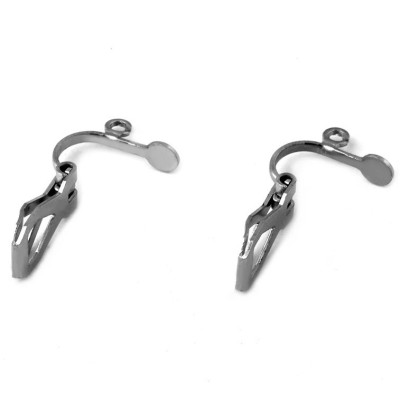 Clip with flat 3.5 and eyelet for hanging from surgical steel