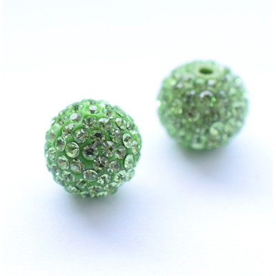 Šatonová kulička Peridot 10mm korálek