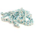 Glass beads light blue