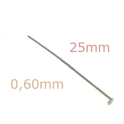 Rivet size 25mm made of surgical steel