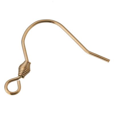 Afrohook with decorative spiral stainless steel