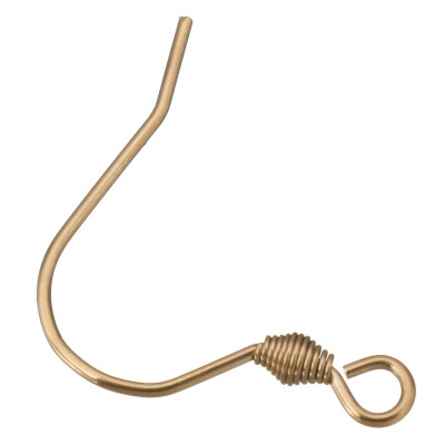 Afrohook with decorative spiral stainless steel