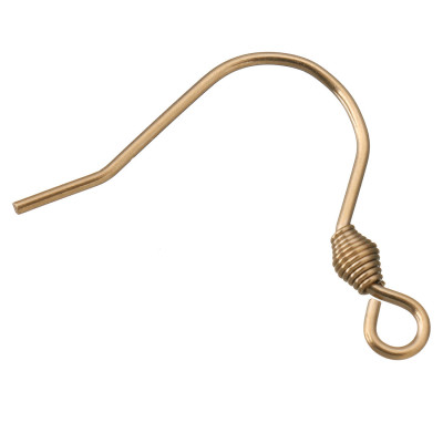 Afrohook with decorative spiral stainless steel