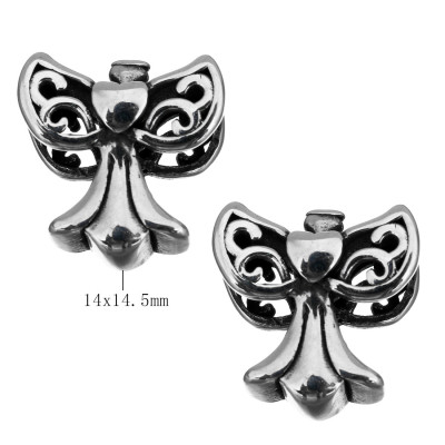 Bead angel made of surgical steel