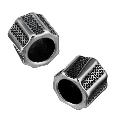 Large bead of surgical steel