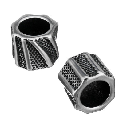 Large bead of surgical steel