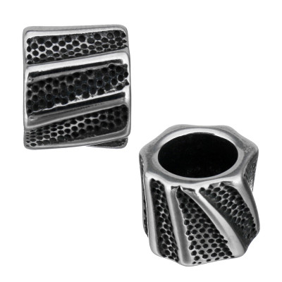 Large bead of surgical steel