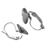 304 stainless steel Earrings for Swarovski rivolli 8 mm