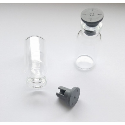 Glass bottle with stopper