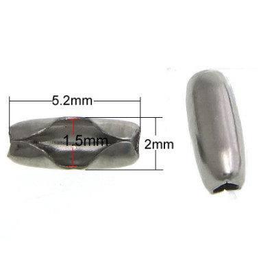 Spojovací díl pro kuličkovou řetízkovinu zámeček 5,20 x 2mm chirurgická ocel