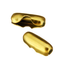 304 Steel Ball Chain Findings Connectors gold plating