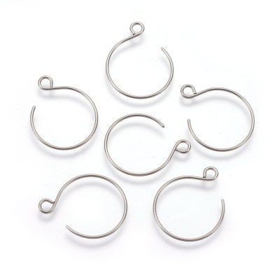 304 Stainless Steel Hook Earwire original color
