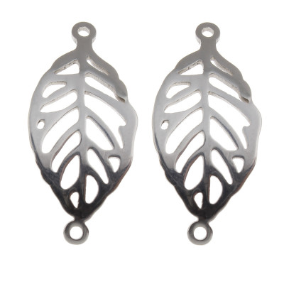 Surgical steel leaf connector