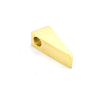 Bead wedge made of surgical steel in three color combinations