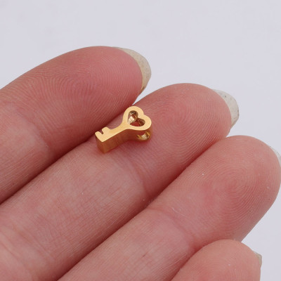 Bead germ of surgical steel in three color combinations