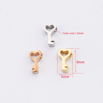 Bead germ of surgical steel in three color combinations