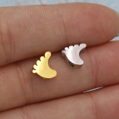 Korálek noha ve dvou barevných kombinacích z chirurgické oceli