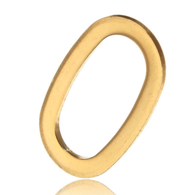 Oválek ve dvou barevných variantách z chirurgické oceli