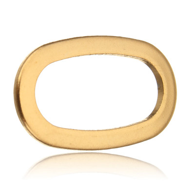 Oválek ve dvou barevných variantách z chirurgické oceli