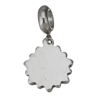 Pendant daisy from surgical steel