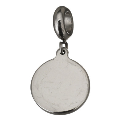 Pendant pendant with flower of surgical steel