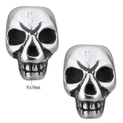 Surgical steel bead smooth polished