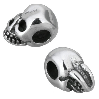 Surgical steel bead smooth polished