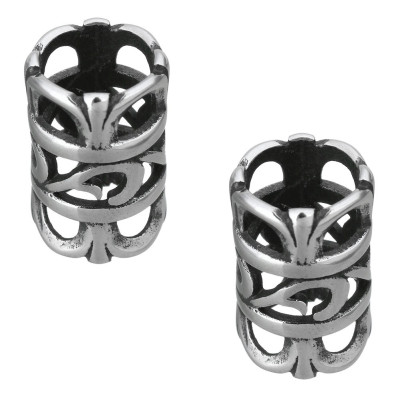 Large perforated surgical steel tube