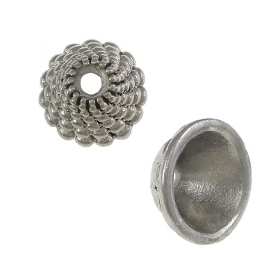 Stainless steel bead cap 14mm made of surgical steel