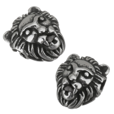 Korálek hlava lva z chirurgické oceli