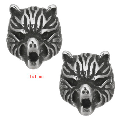 Bead head wolf of surgical steel