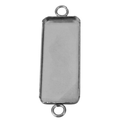 Konektor obdélník 34 x 11mm z chirurgické oceli
