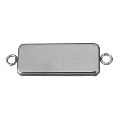 Konektor obdélník 34 x 11mm z chirurgické oceli