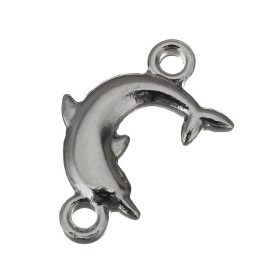 Dolphin connector made of surgical steel