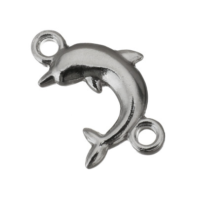 Dolphin connector made of surgical steel