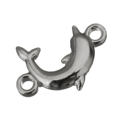 Dolphin connector made of surgical steel