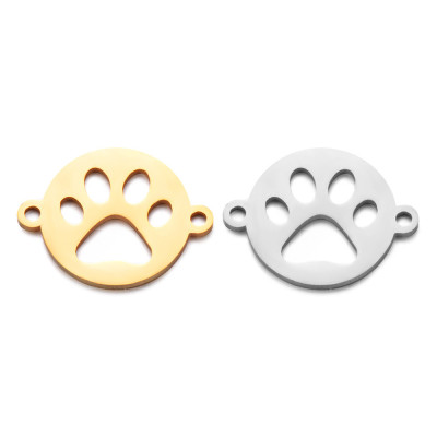 Konektor prořezávaná tlapka z chirurgické oceli ve dvou barevných kombinacích