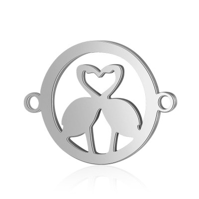 Konektor kytička z chirurgické oceli ve dvou barevných kombinacích