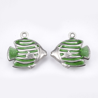 Fishfish aquarium in five colors of surgical steel