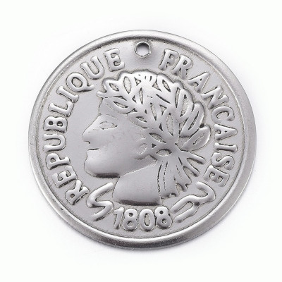 French franc made of surgical steel