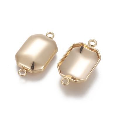 Socket cabochon bowl 14,2mm made of surgical steel