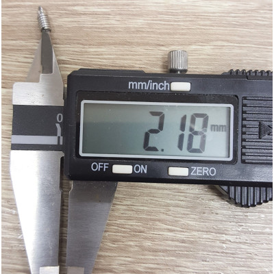 Pružinková koncovka vnitřní průměr 2mm z chirurgické oceli