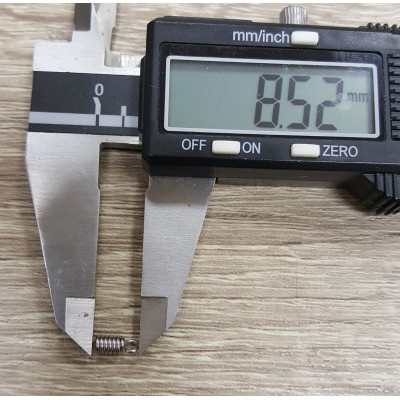 Spring tip internal diameter 2mm of surgical steel
