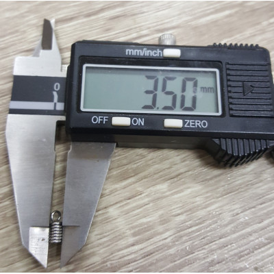 Spring tip internal diameter 2mm of surgical steel