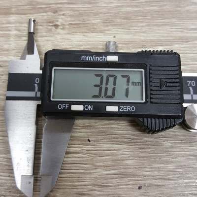 Koncovka hladká 3mm z chirurgické oceli