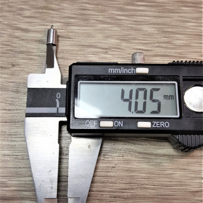 Crimped leather end cap, surgical steel