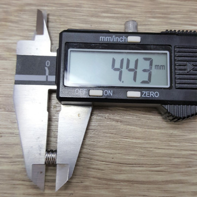 Surgical steel end piece 4,5mm